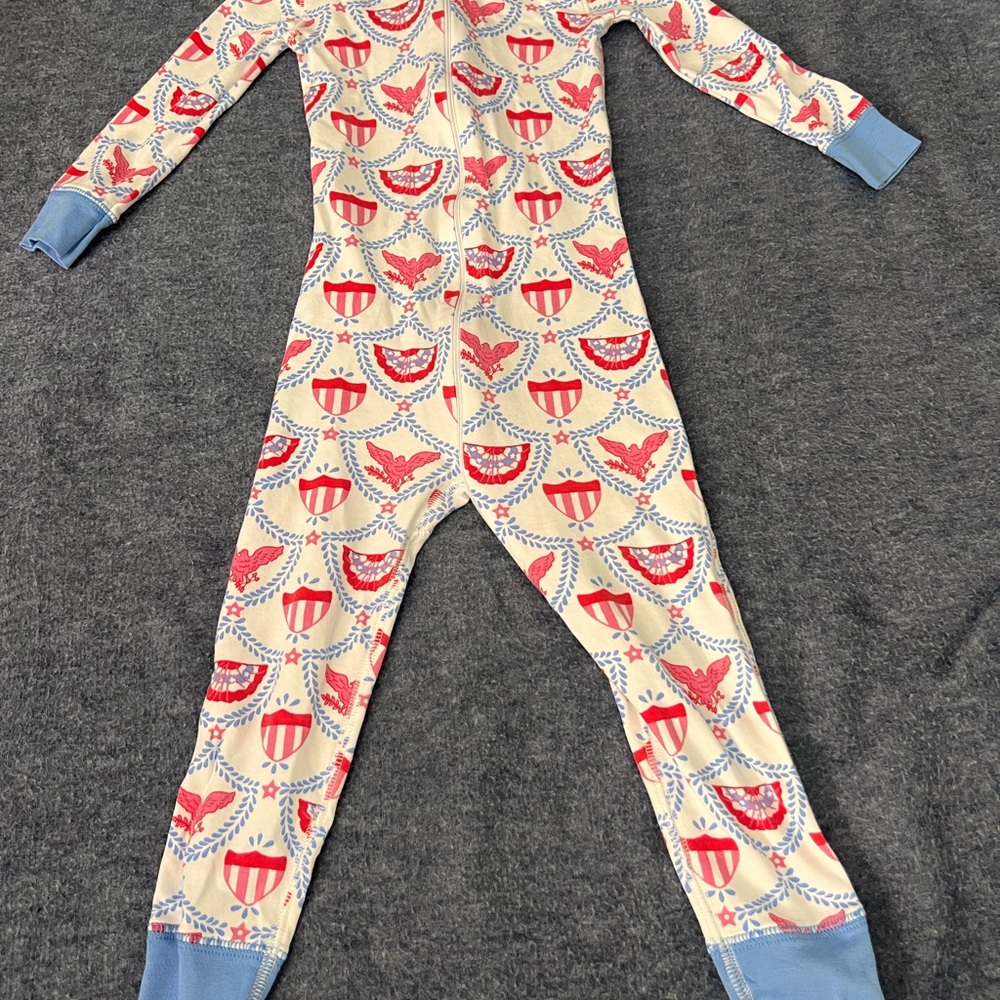 The Beaufort Bonnet Company Red and White Footies with Nautical Charm